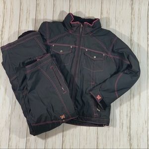 2 piece Snowboard suit jacket ad pants